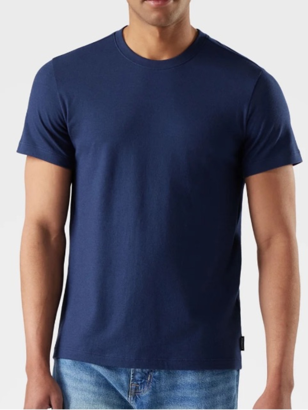 Smartwool Men's Blue Short Sleeve Crew Neck Shirt Merino Wool Blend Size L EUC